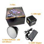 Mamen SL-C80R LED Video BI Color +RGB Light With Built In Battery - Image 4