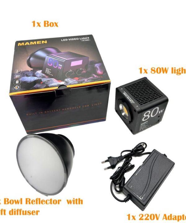 Mamen SL-C80R RGB LED Light With Built In Battery - Image 4