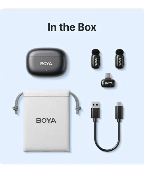 BOYA Mini 14 Single Person Wireless Microphone for Type-C Devices - Image 4