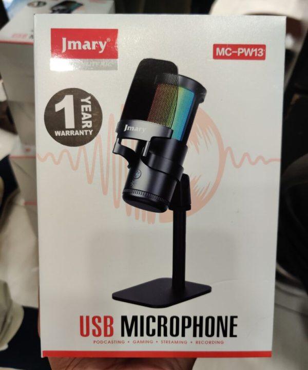 Jmary MC-PW13 RGB Light Plug and Play Desktop Microphone