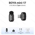 BOYA Mini 17 For Andriod Type C Wireless Microphone With Voice Changer Modes & 3 Year Warranty