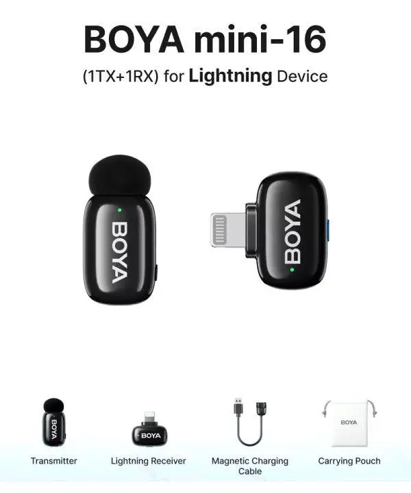 BOYA Mini 16 Wireless Microphone Price in Pakistan