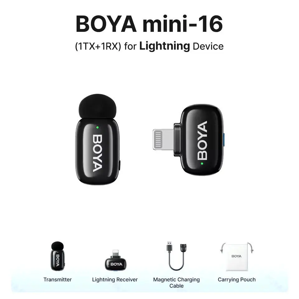 BOYA Mini 16 Wireless Microphone Price in Pakistan BOYA Mini 16 Wireless Microphone Price in Pakistan
