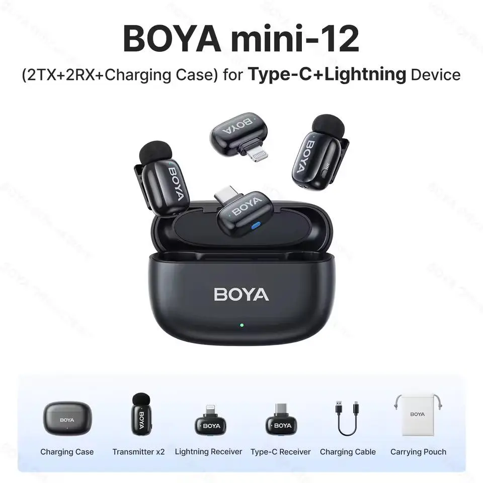 BOYA Mini 12 Wireless Microphone Price in Pakistan BOYA Mini 12 Wireless Microphone Price in Pakistan