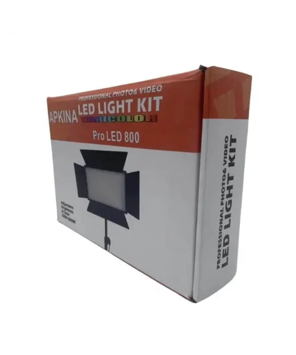 Apkina LED 800 Varicolor Professional Video Light Kit - Image 3