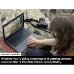 Samsung Portable SSD T9 USB 3.2 Gen2x2 1TB (Black) up to 2,000MB/s - Image 3