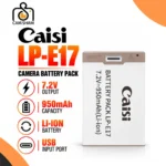 Caisi LP-E17 Type-C Rechargeable Camera Battery for Canon