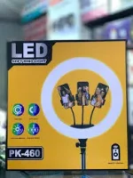 Soft LED Ring Light Pk-460 46CM 18 inch with 3 Phone Holder - Image 3