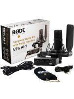 Rode Complete Studio Kit with AI-1 Audio Interface, NT1 Microphone, SM6 Shockmount, and XLR Cable - Image 2