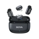 BOYA Mini 12 For ( Andriod Type C and I phone IOS ) Dual Wireless Microphone With Charging Case With 3 Year Warranty - Image 3