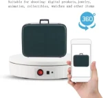 360 Rotating Table 30cm for Products Photography ( White ) - Image 5
