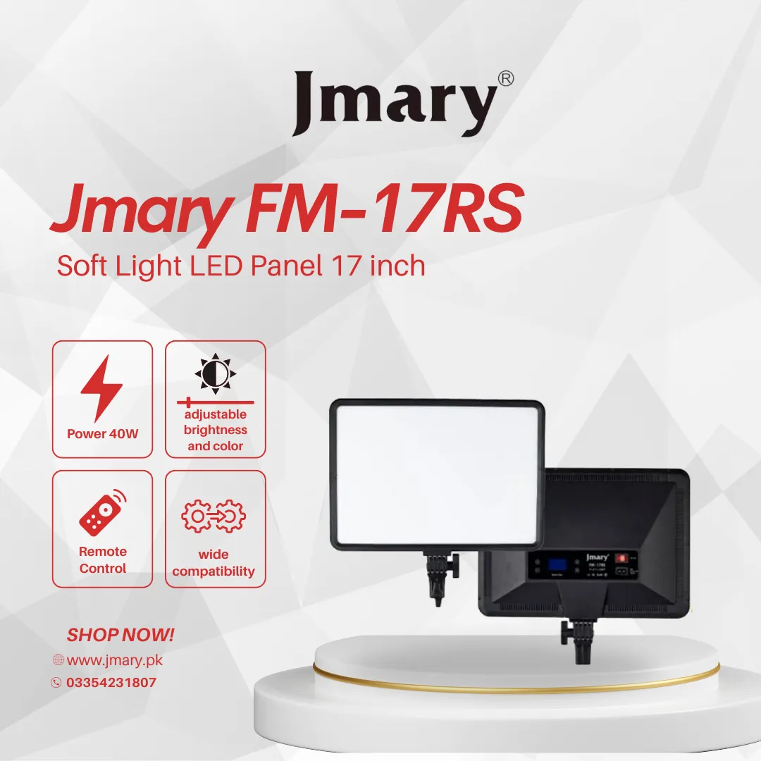 FM17R Jmary FM-17RS 17 inches Soft Video Panel Light - Image 1