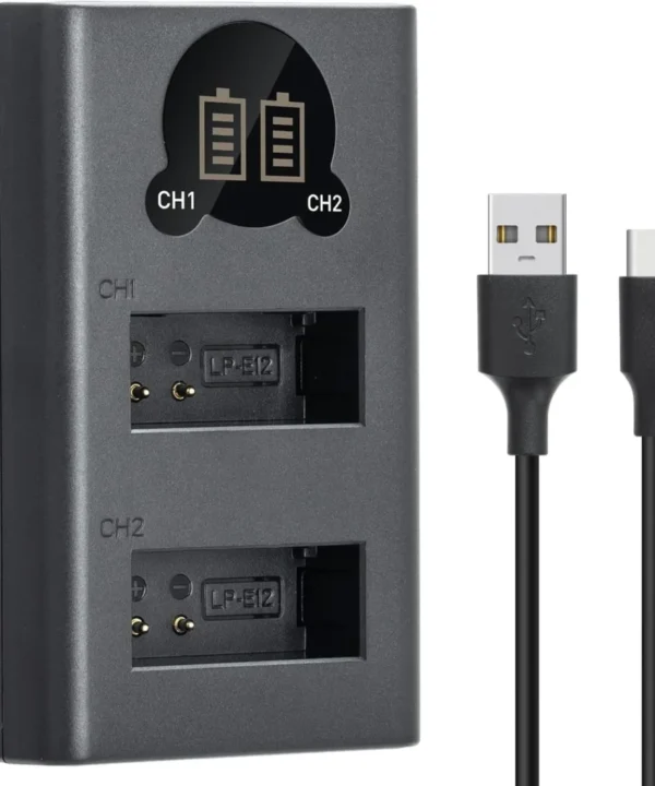 Caisi LP-E12 Led Display type-c Charger