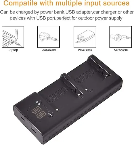 Caisi v 615 Led Display type-c charger for-NP-F970