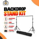 Backdrop Stand Kit for Photography & Video with Carry Bag