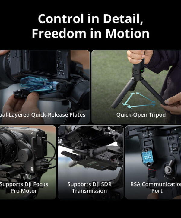 DJI RS 5 Professional 3‑Axis Camera Gimbal Stabilizer for DSLR & Mirrorless - Image 8