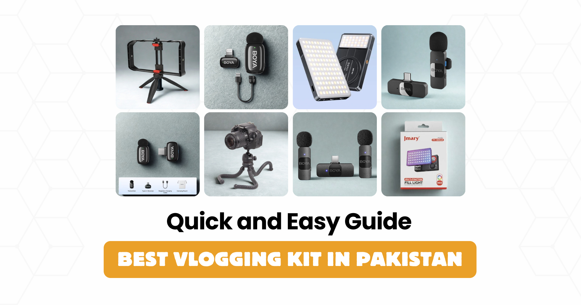 Best Vlogging Kit in Pakistan: Tripods, Mics & Light Guide (2026)