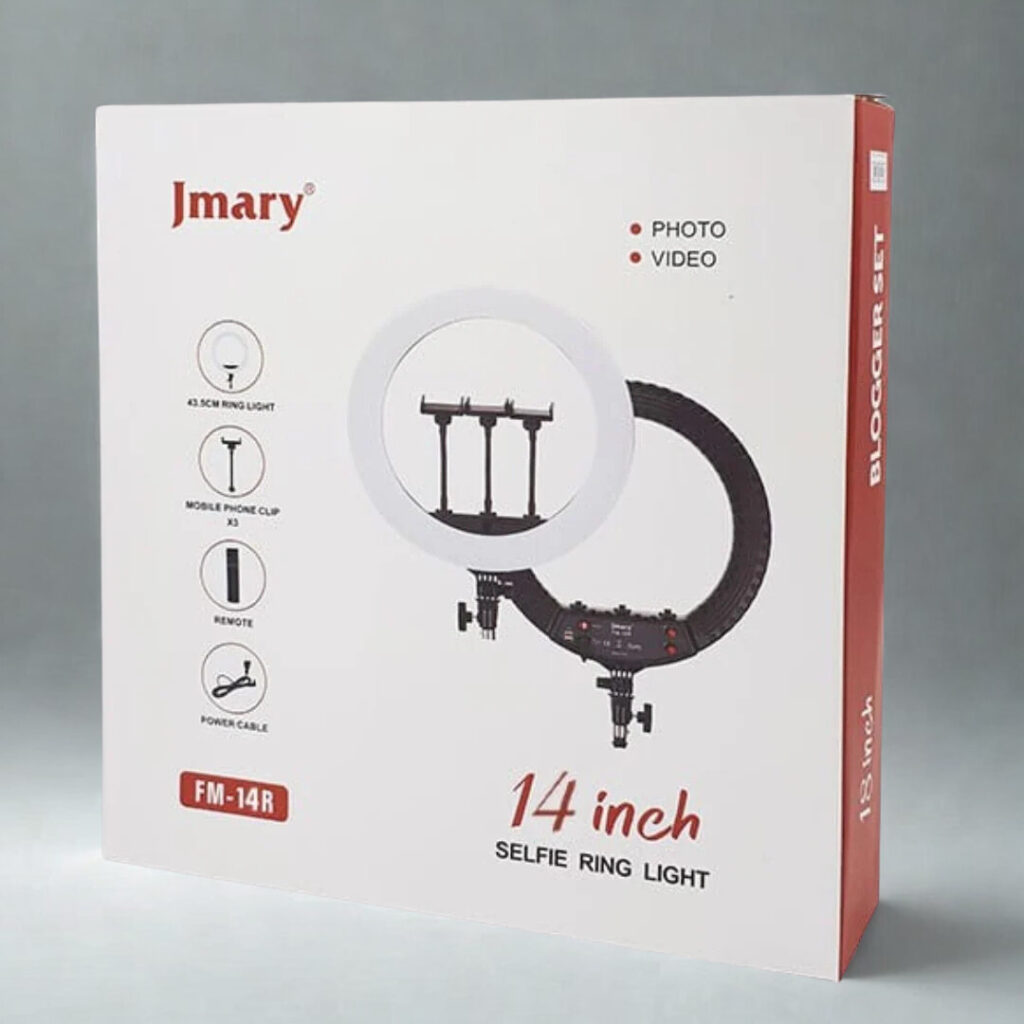 JMARY FM‑14R 14″ (36cm) LED Ring Light