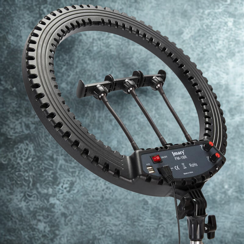 JMARY FM‑18R 18″ (45cm) LED Ring Light