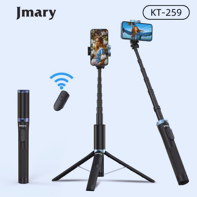 Jmary KT‑259 2‑in‑1 Extendable Selfie Stick & Tripod