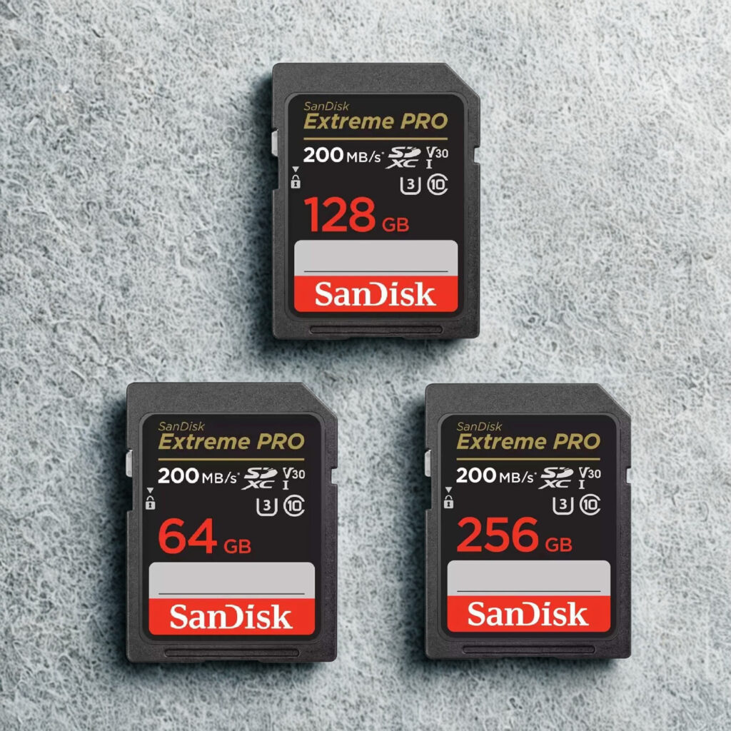SanDisk SD Extreme Pro Memory SD Cards