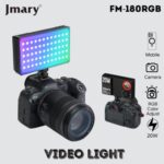 Jmary FM‑180 RGB Professional Video Fill Light with Adjustable Brightness & Color Modes - Image 5