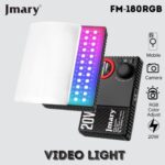 Jmary FM‑180 RGB Professional Video Fill Light with Adjustable Brightness & Color Modes - Image 4