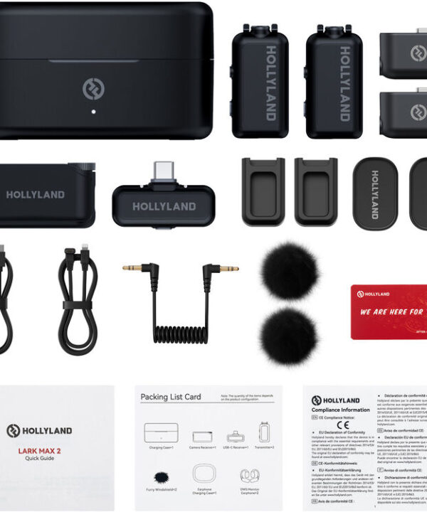 Hollyland LARK MAX 2 Combo Wireless Microphone System - Image 4