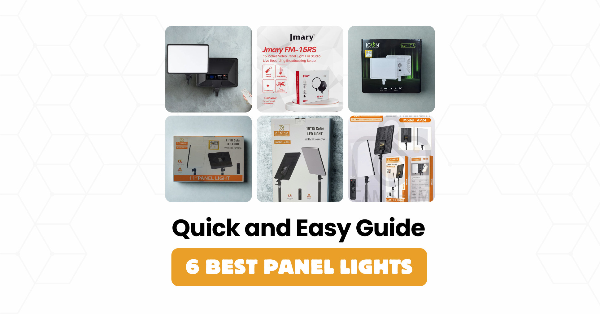 6 Best Panel Lights for Podcasters in Pakistan(2026)