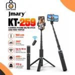 Jmary KT-259 3-in-1 Selfie Stick Tripod with Bluetooth Remote