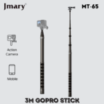 Jmary MT‑65 Selfie Stick Tripod for Mobile Vlogging & Photography - Image 2