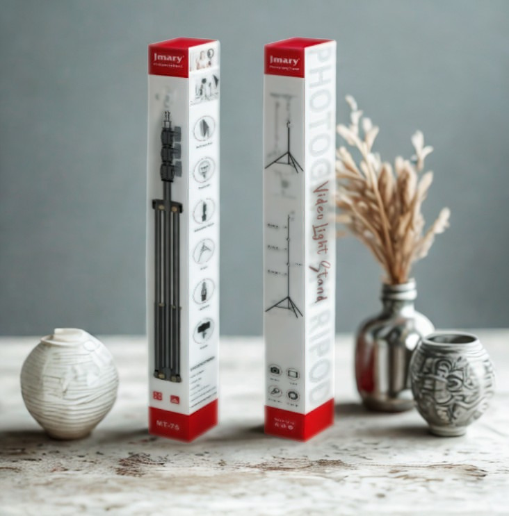 Jmary MT‑75 Adjustable Light Stand for Ring Light, Camera & Mobile