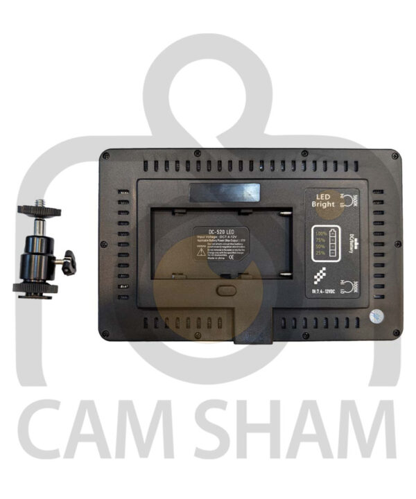 LED 520 Video Light DC‑520 Bi‑Color Panel for Photography & Video - Image 3