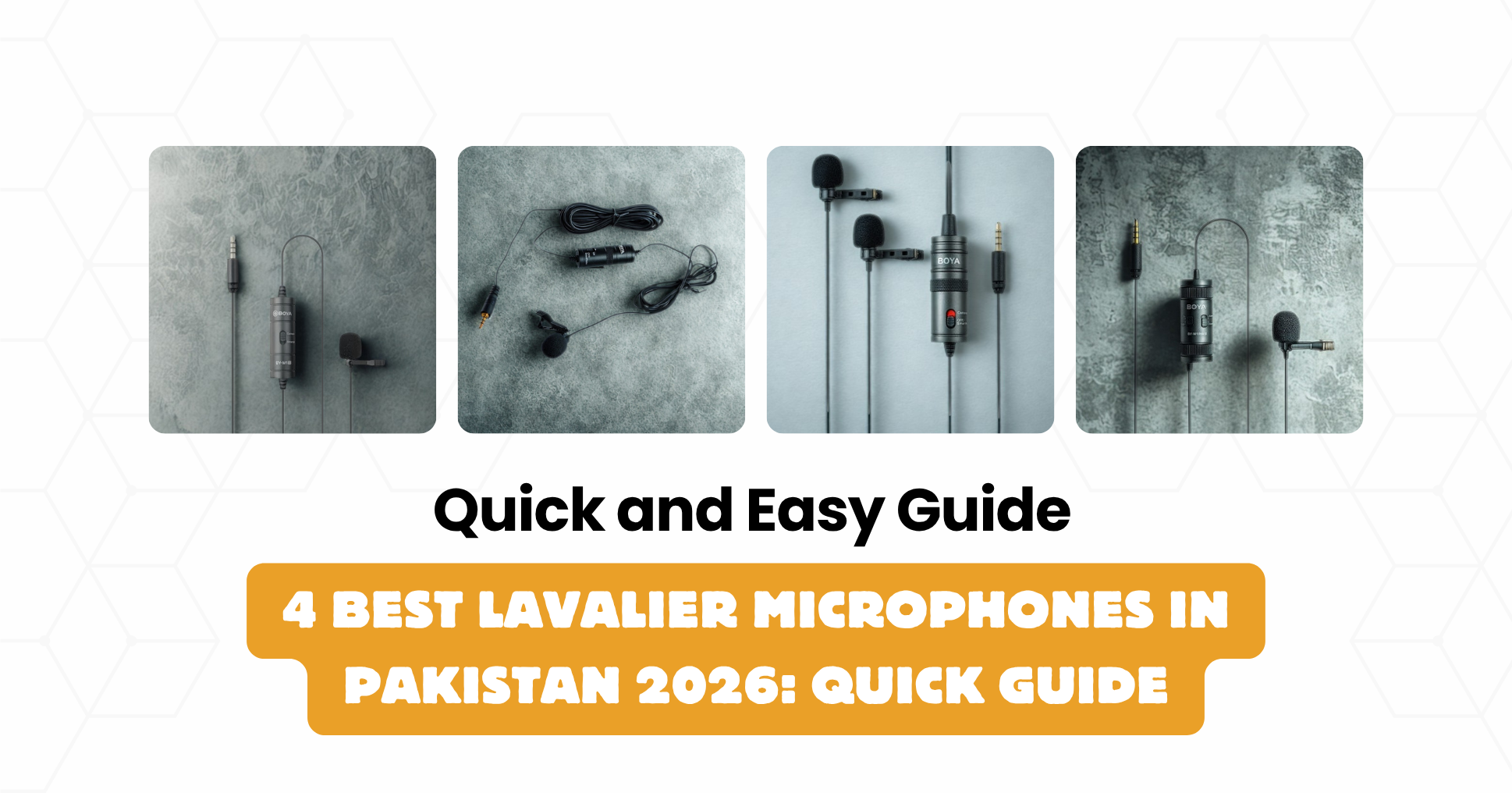 4 Best Lavalier Microphones in Pakistan 2026: Quick Guide
