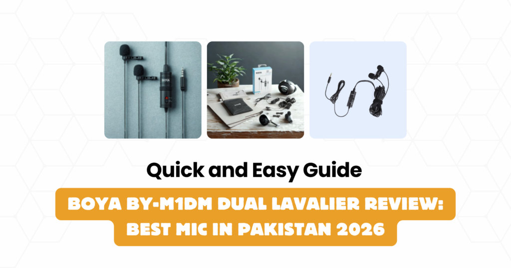 BOYA BY-M1DM Dual Lavalier Review: Best Mic in Pakistan 2026