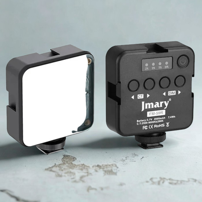 Jmary FM-59R Compact Rechargeable LED Light