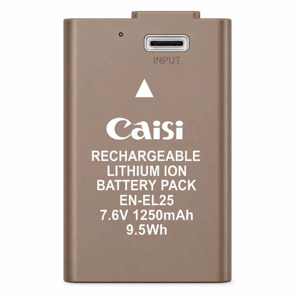 Caisi EN-EL25 Type-C Battery for Nikon Z30, Z50 & Z fc