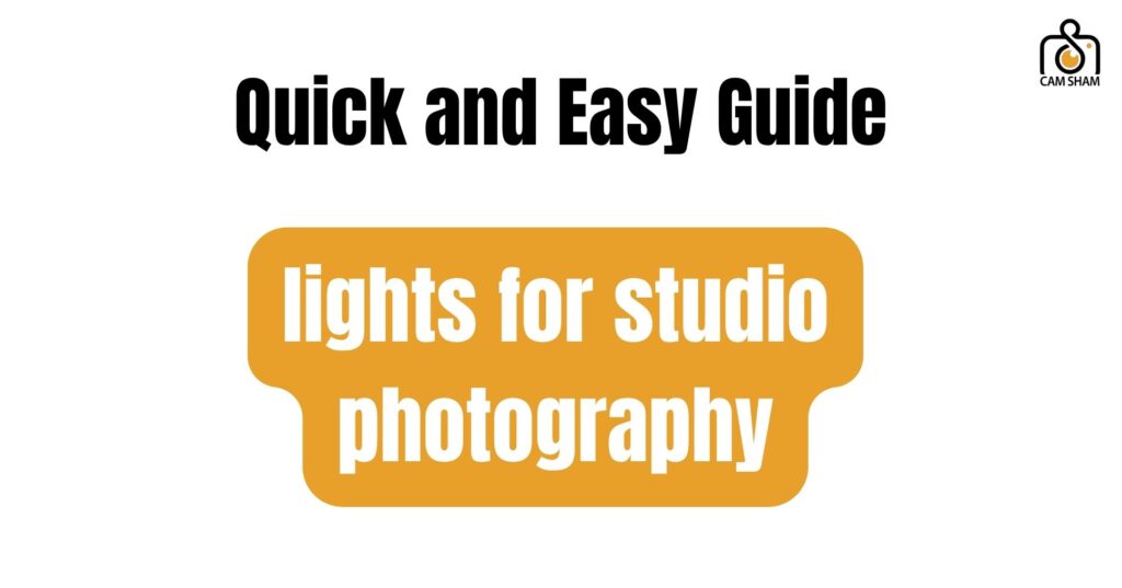 lights for studio photography