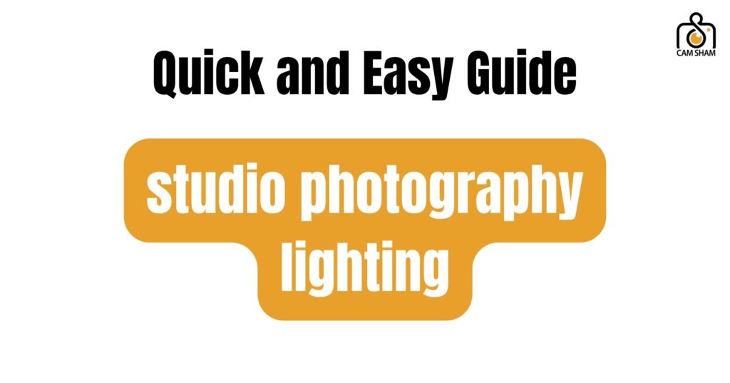 studio photography lighting