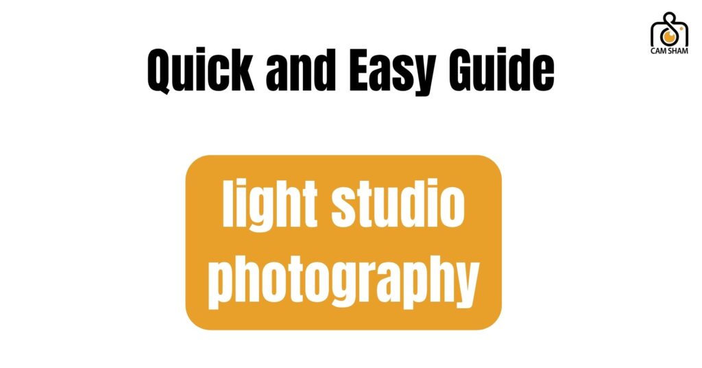 light studio photography