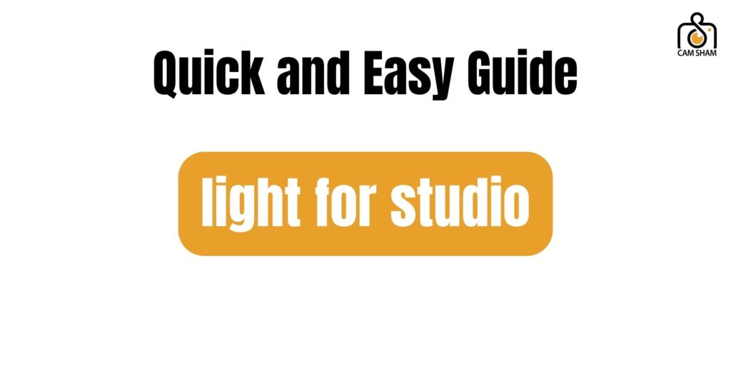 light for studio