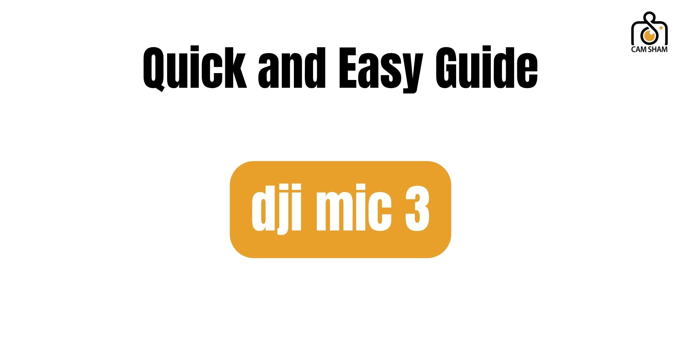 dji mic 3