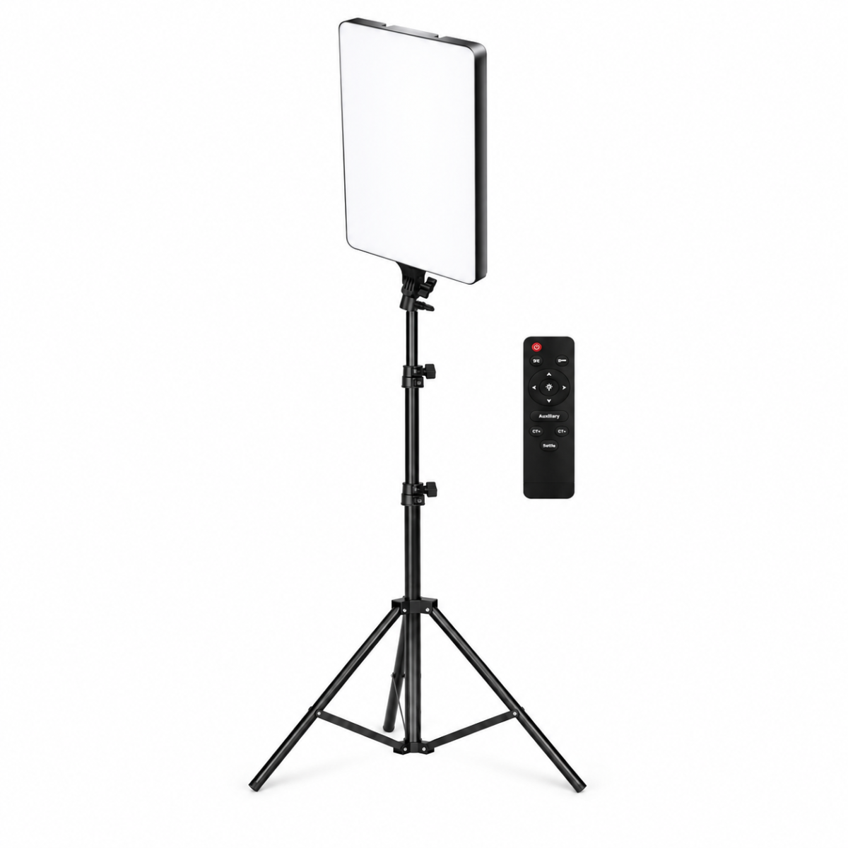 PLOKAMA LIVE P24 24-Inch LED Soft Light with Lightweight Tripod Bundle