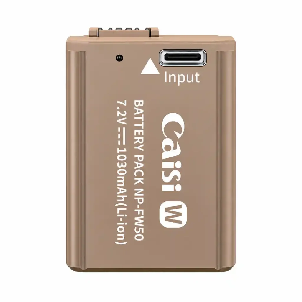 Caisi NP-FW50 Type-C Battery for Sony Cameras