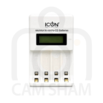 ICON Quick LCD Battery Charger 4×2700mAh AA Rechargeable Batteries