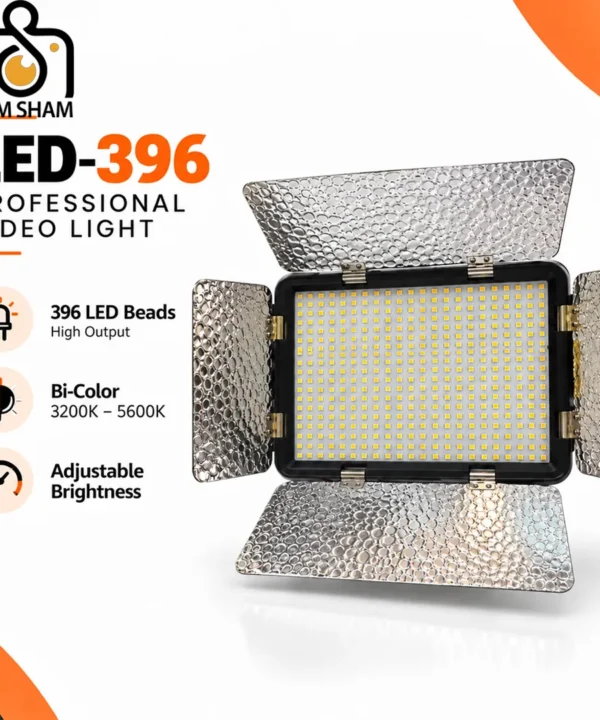 LED 396 Professional Video Light for Camera & Studio