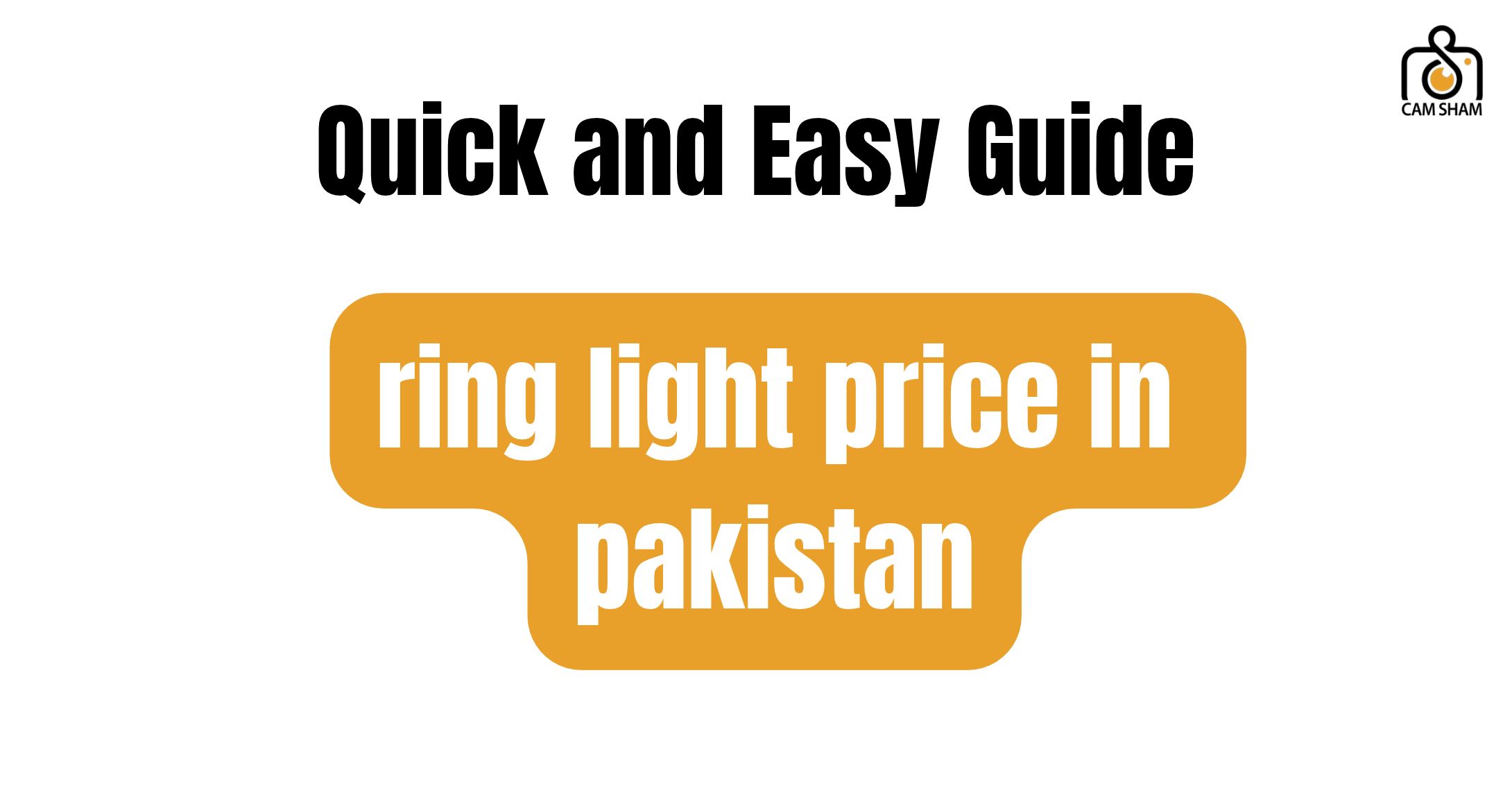 ring light price in pakistan