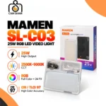 MAMEN SL-C03 25W RGB LED Video Light Portable Bi-Color Camera Light